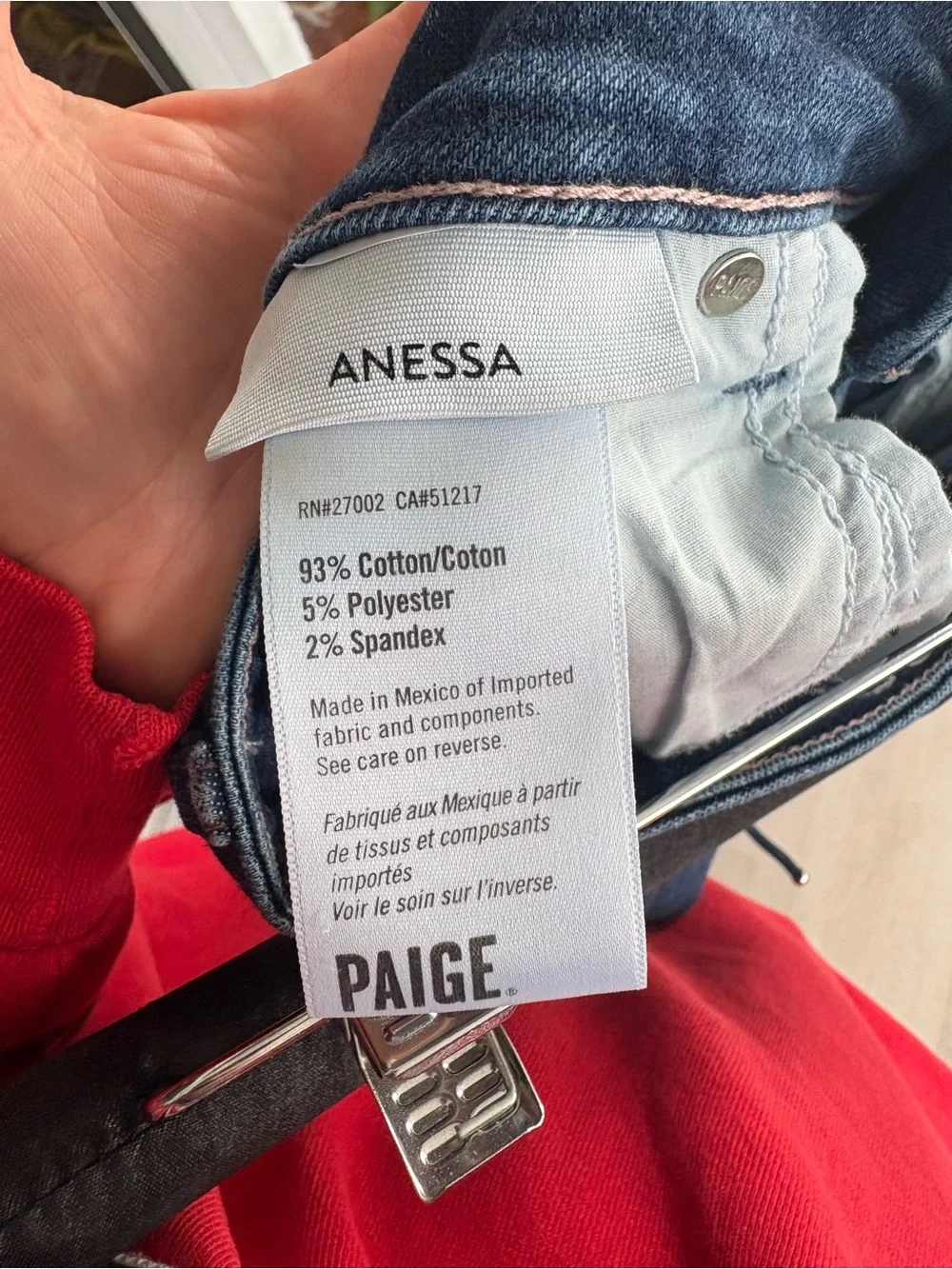 PAIGE Foreign Film Wide-Leg Cropped Jeans in Deep Blue - Picture 5 of 6